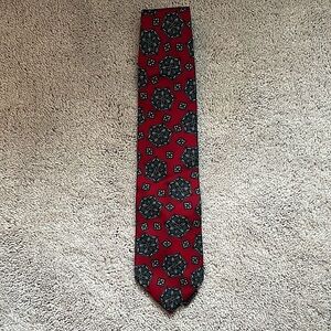 Christian Dior Geometric Patterned Men's Tie